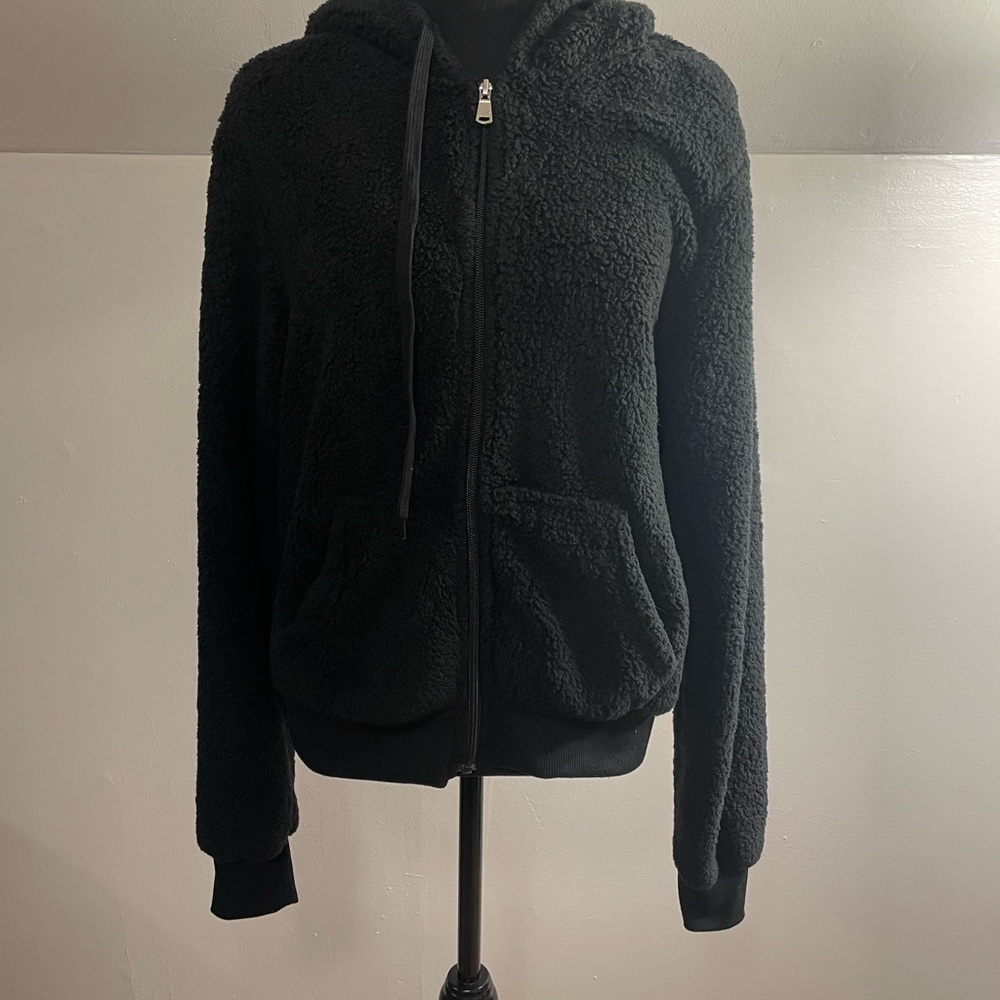 Cozy Black Sherpa Jacket